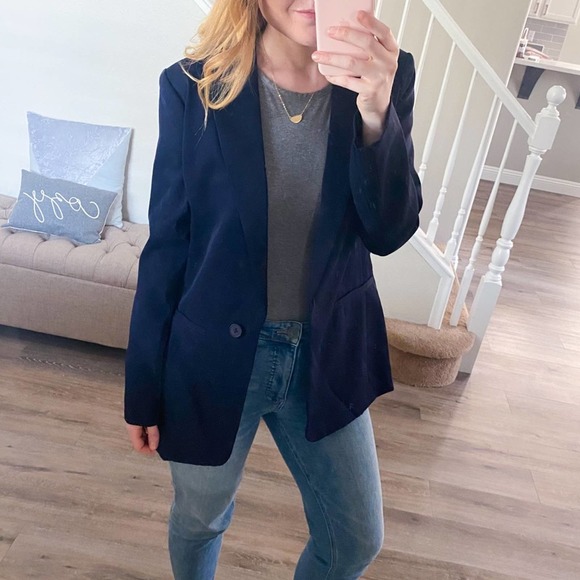 Endless Rose Navy Blazer - Picture 6 of 8